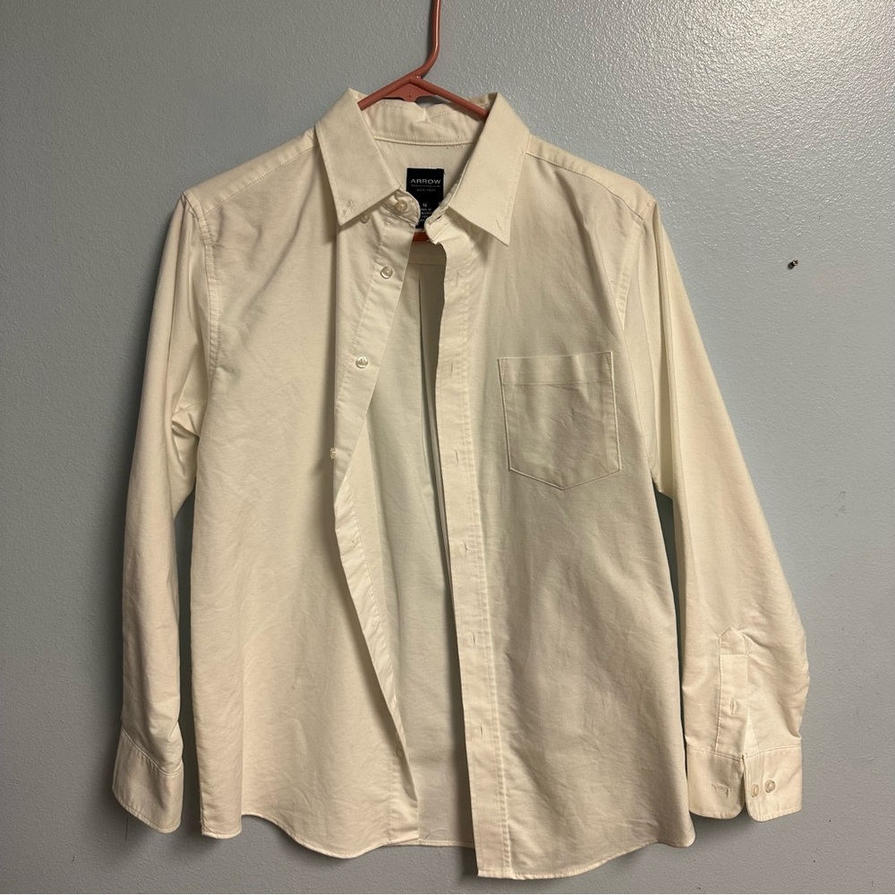 Arrow White Button Up Dress Shirt